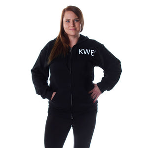 Open image in slideshow, Unisex KWE&#39; Zip Up Hoodie
